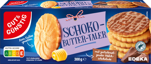 GUT&GÜNSTIG Schoko Buttertaler 300g