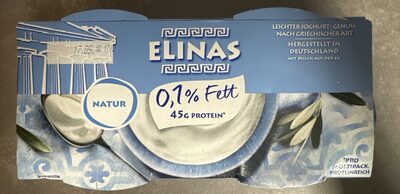 Elinas Joghurt griechischer Art Natur 0,1% 4x150g