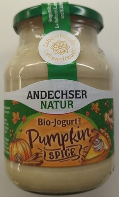 Bio Andechser Natur Winter-Joghurt mild Pumpkin Spice 3,8% 500g MW