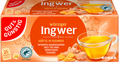 GUT&GÜNSTIG Ingwer Tee 25x2g