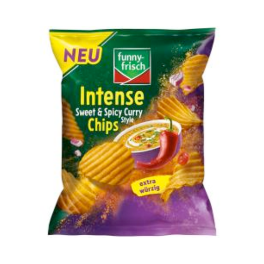 Funny-frisch Intense Chips Sweet&Spicy Curry Style 110g