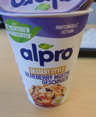 Alpro Soja-Joghurtalternative Dessert Style Blueberry Muffin 400g