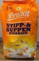 Brandt Stipp- und Suppenzwieback 400g