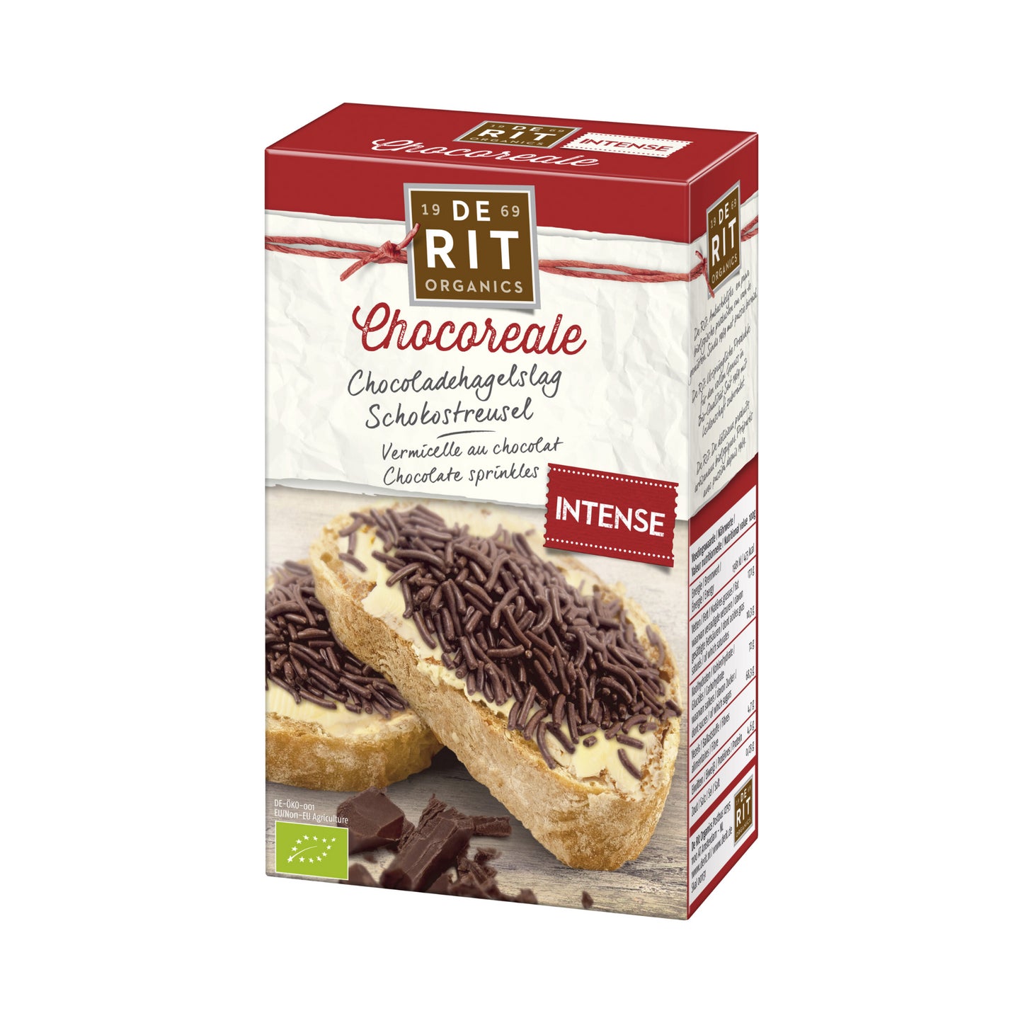 Bio De Rit Schokostreusel Zartbitter 225g