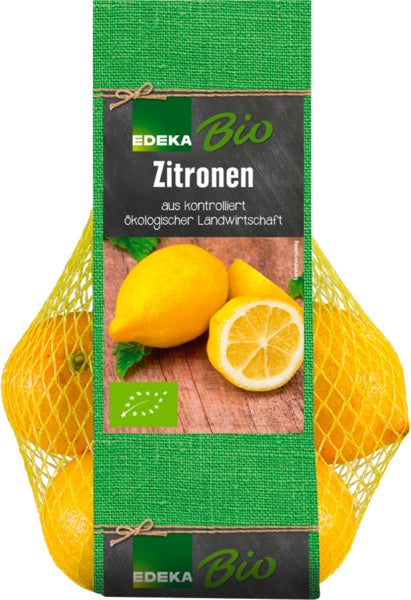 Bio Zitronen Italien Klasse II 500g Cellulose-Netz