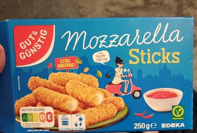 GUT&GÜNSTIG Mozzarella-Sticks 250g