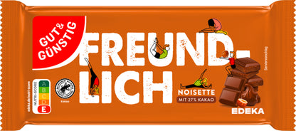 GUT&GÜNSTIG Tafelschokolade Noisette 100g