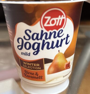 Zott Sahne-Joghurt Winter Selection Birne-Karamell 140g
