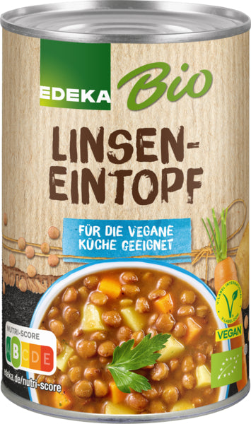 Bio EDEKA Linseneintopf vegan 400g