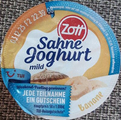Zott Sahnejoghurt Banane 140g