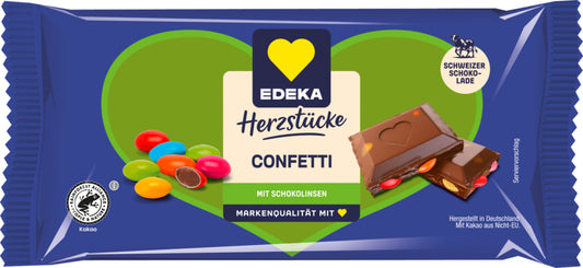 EDEKA Herzstücke bunte Schokolinsen Vollmilch 90g