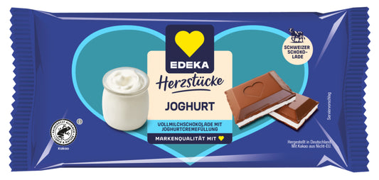 EDEKA Herzstücke gefüllt Joghurt Vollmilch 90g
