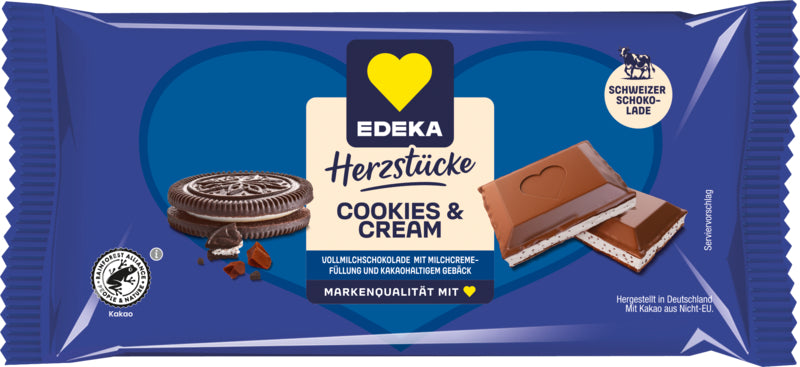 EDEKA Herzstücke Cookies&Cream 90g