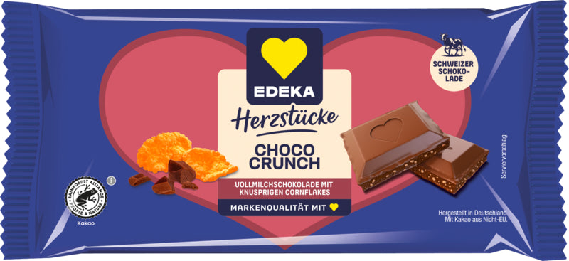 EDEKA Herzstücke Choco Crunch 90g