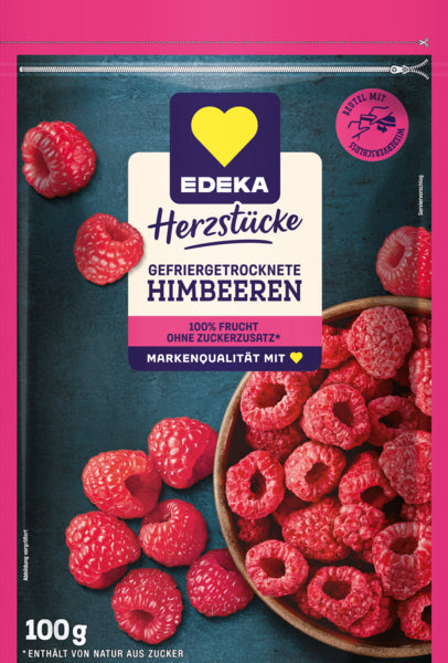 EDEKA Herzstücke Gefriergetrocknete Himbeeren 100g