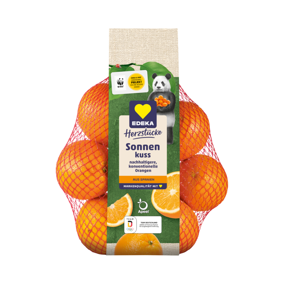 EDEKA Genussmomente Orangen behandelt,Apeel Spanien Klasse I 1kg Girsac