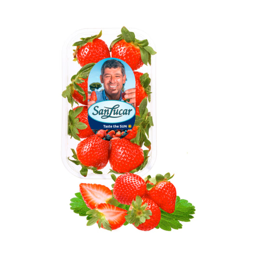 San Lucar Erdbeeren Ägypten Klasse I 250g Klarsichtpackung