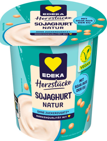 EDEKA Herzstücke Sojaghurt natur ungesüßt 500g