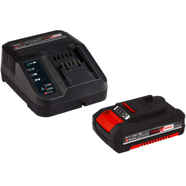 Einhell Starterkit Power X-Change Ladegerät und Akku 18V 2,0Ah