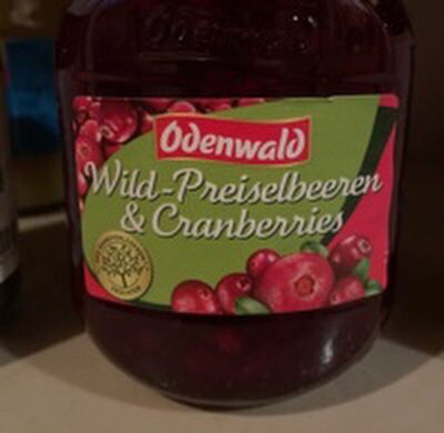 Odenwald Wild-Preiselbeeren und Cranberries 400g