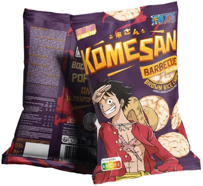 One Piece Brown Rice Chip BBQ 60g