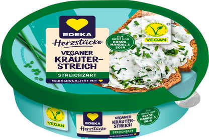 EDEKA Herzstücke Veganer Brotaufstrich Kräuter 150g
