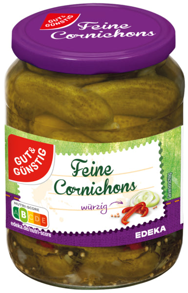 GUT&GÜNSTIG Cornichons 670g