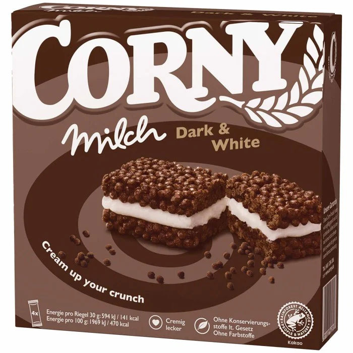 Corny Milch Dark&White 4ST 120g