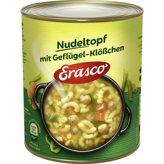 Erasco Nudeltopf Geflügel-Klößchen 800g