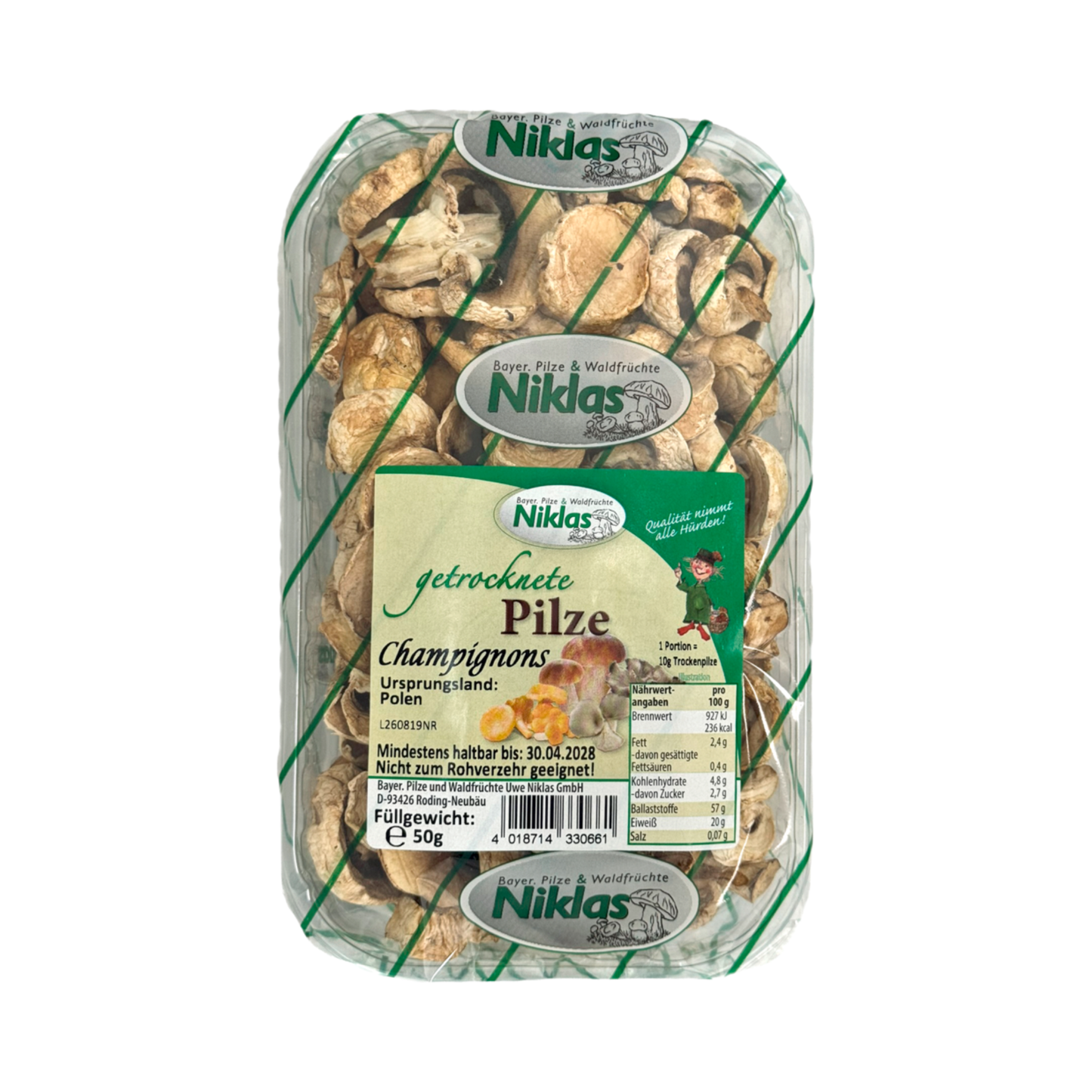 Niklas Champignons getrocknet 50g