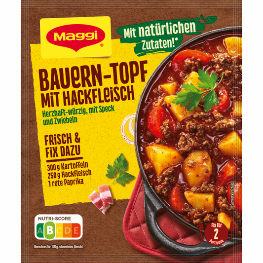 Maggi Fix Bauerntopf mit Hackfleisch 39g