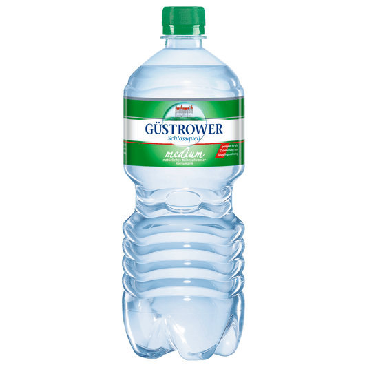 Güstrower Schlossquell Mineralwaser Medium 1l DPG