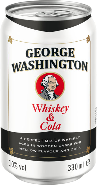 George Washington Whiskey&Cola 10% 0,33l DPG