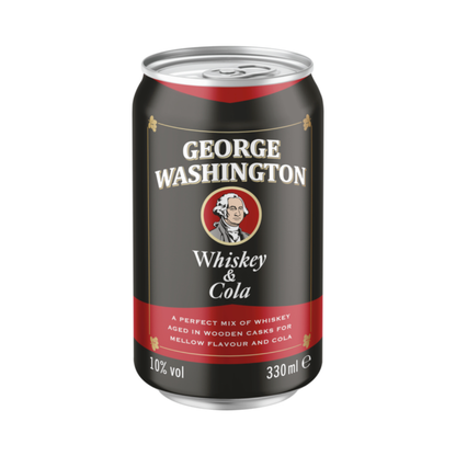 George Washington Whiskey&Cola 10% 0,33l DPG