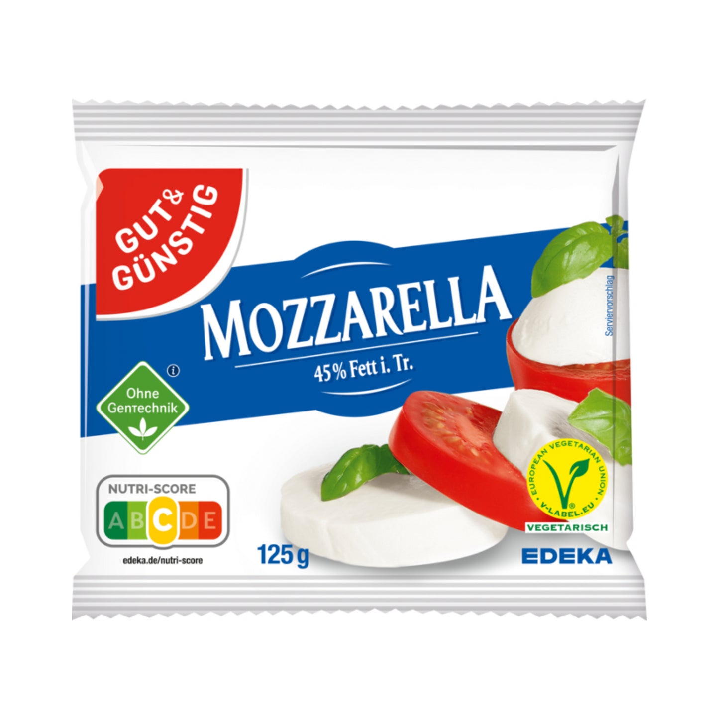 GUT&GÜNSTIG Mozzarella Kugel 45% 220g VLOG