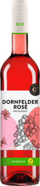 Bio Dornfelder Rose Pfalz QbA halbtrocken 0,75l