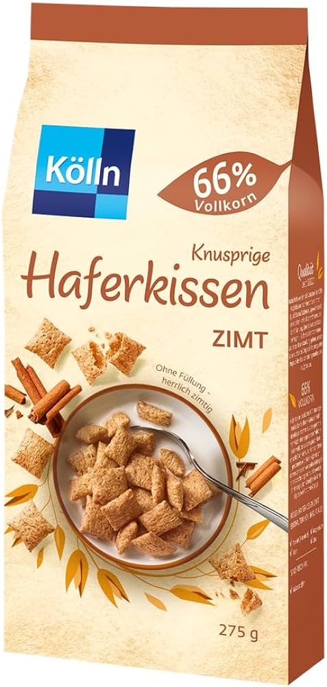 Kölln Knusprige Haferkissen Zimt 275g