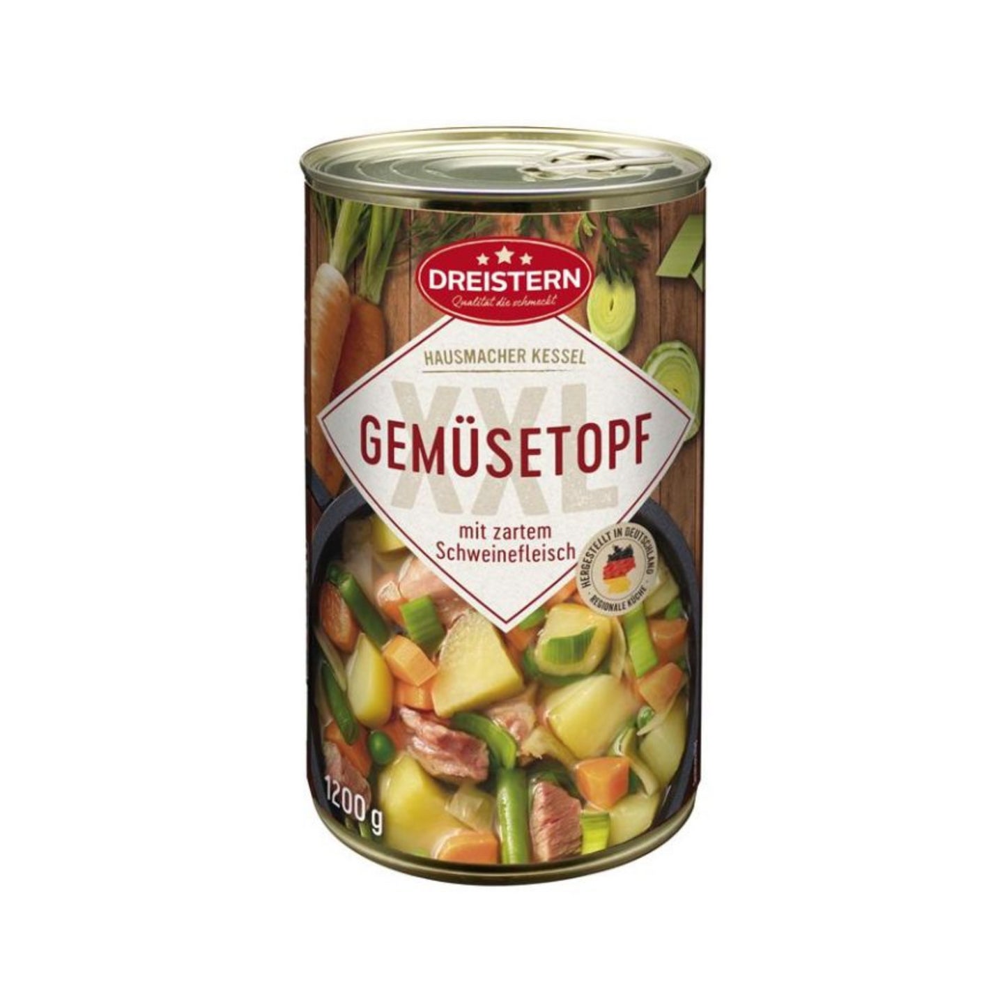 Dreistern Gemüse-Topf mit Schweinefleisch 1,2kg