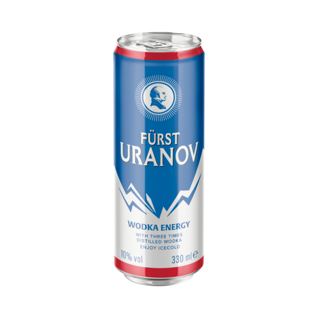 Fürst Uranov Wodka Energy 10% 0,33l DPG