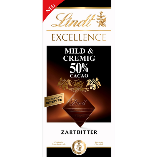 Lindt Excellence 50% Mild 100g