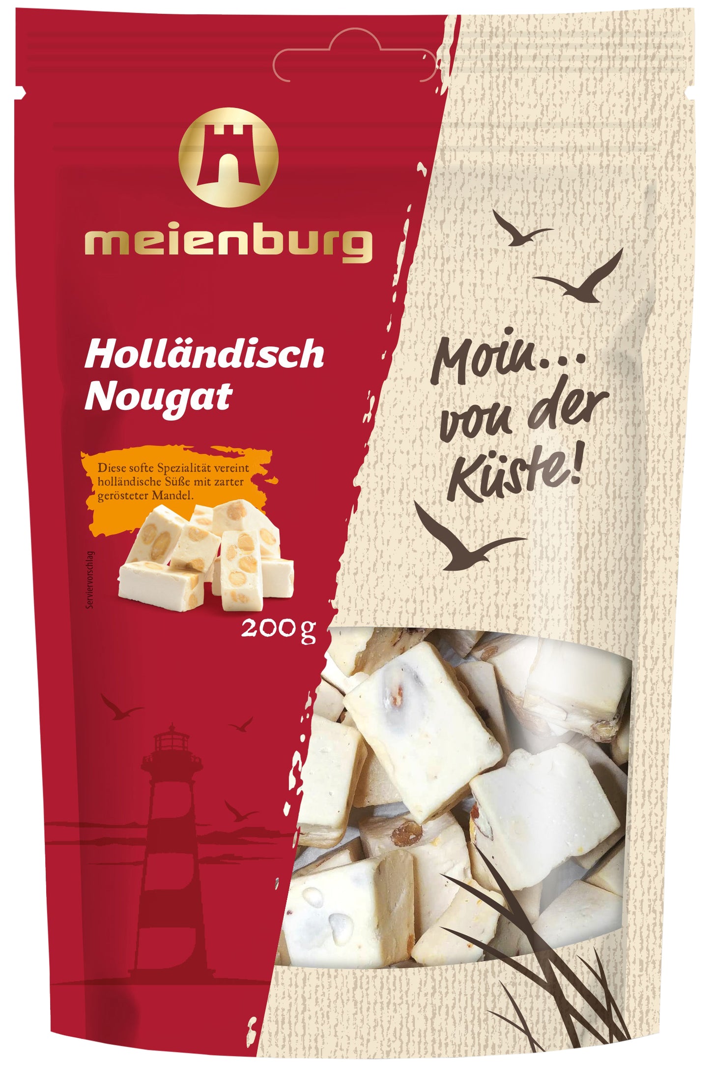 Meienburg Nougat mit Mandeln 200g