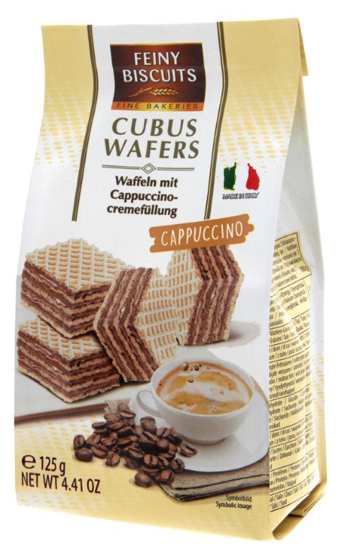 Feiny Biscuits Cubus Wafers Cappuccino 125g