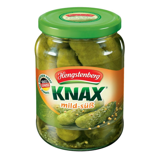 Hengstenberg Knax Gewürzgurken mild-süß 670g