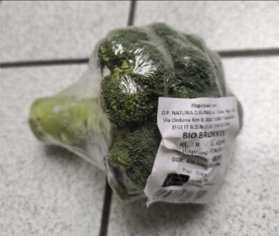 Bio Brokkoli Italien Klasse II 400g Folie