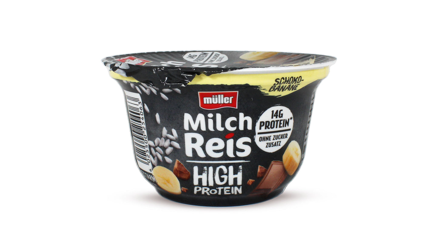 Müller Milchreis Protein Schoko Banane 180g