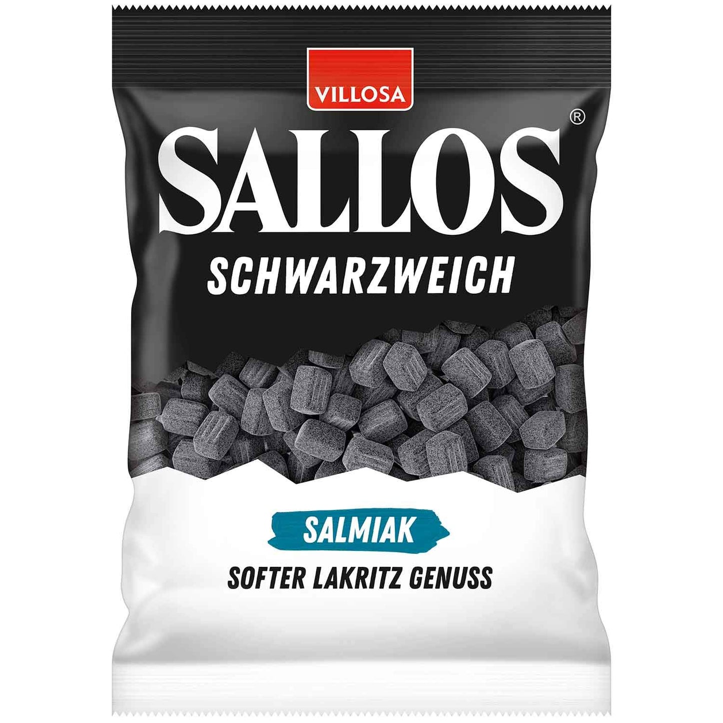 Sallos Schwarzweich Salmiak 200g