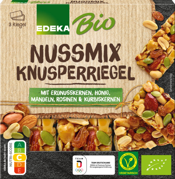 Bio EDEKA Knusperriegel Nussmix 3x25g