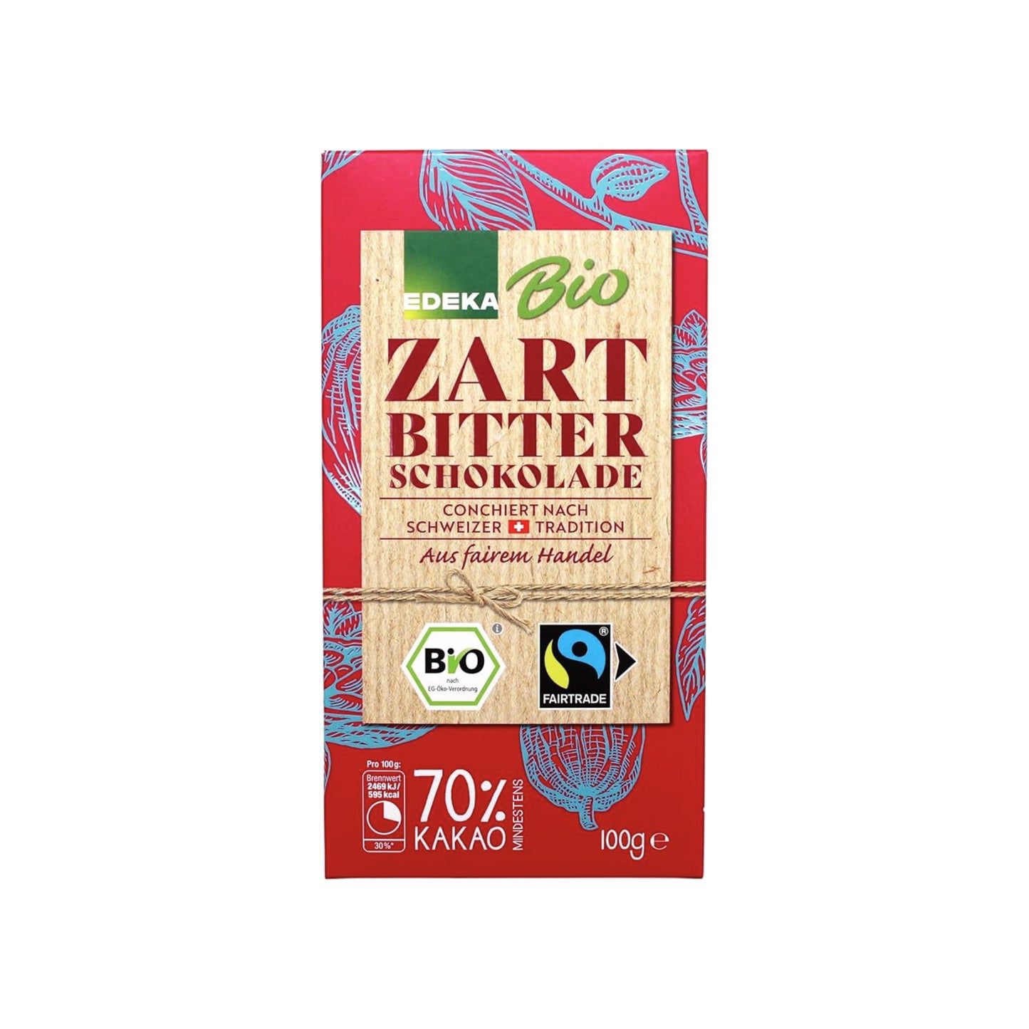 Bio EDEKA Zartbitterschokolade 70% Fairtrade 100g