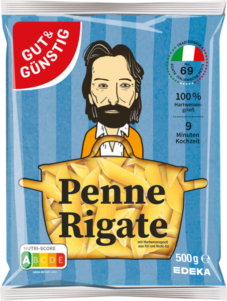 GUT&GÜNSTIG Penne Rigate 500g