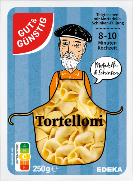 GUT&GÜNSTIG Tortelloni Mortadella & Schinken 250g